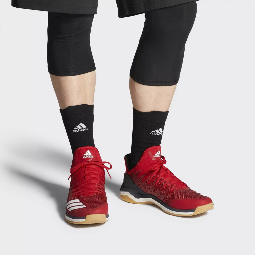 Adidas Icon 4 Trainer Tenis De Beisbol Rojos Para Hombre (MX-21285)
